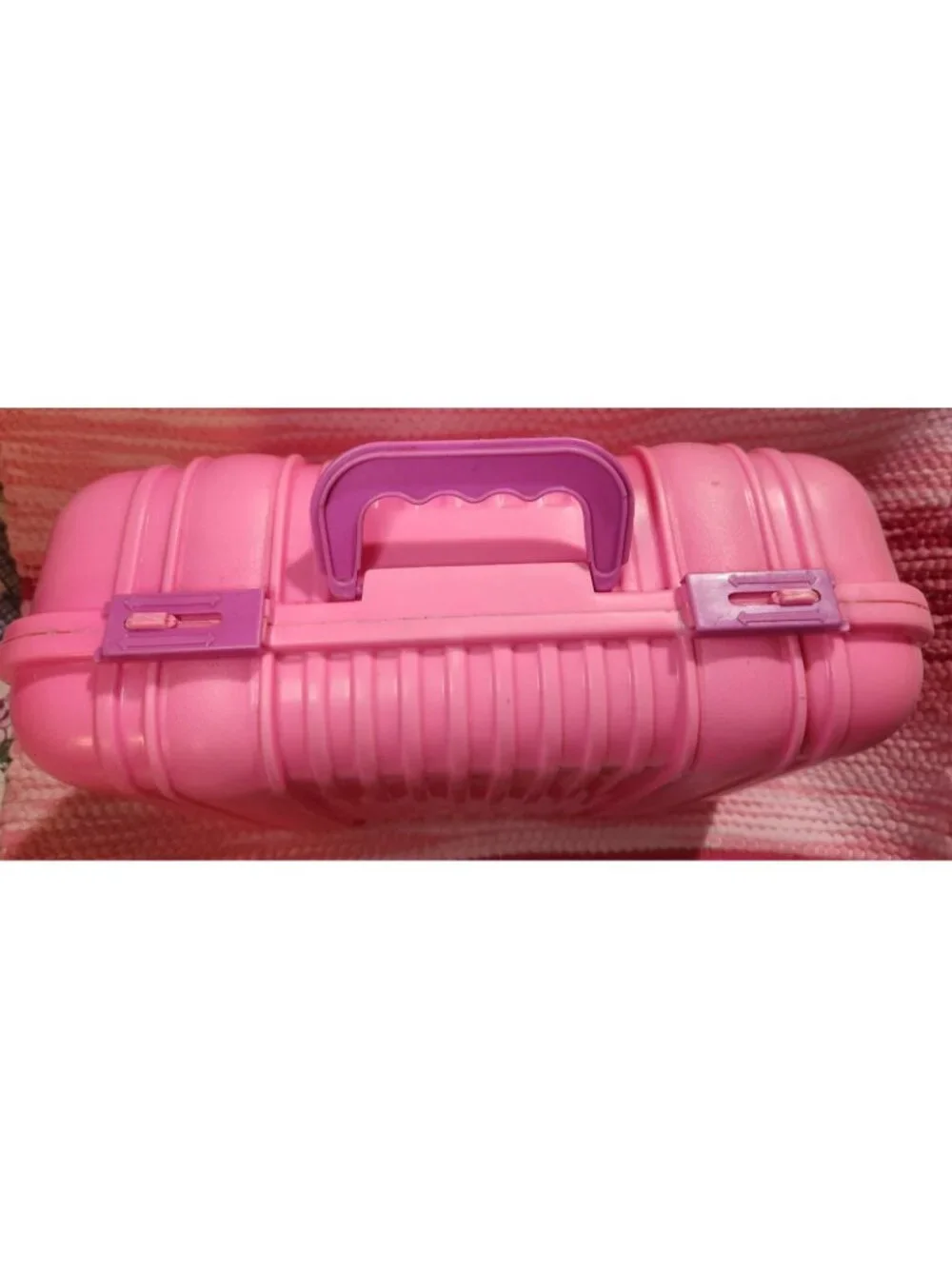 Vintage 1990s Barbie Fashion Doll Travel Suitcase